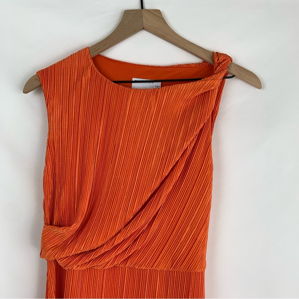 ASOS Sleeveless Midi Dress With Drape Sash Detail - Picture 3 of 10